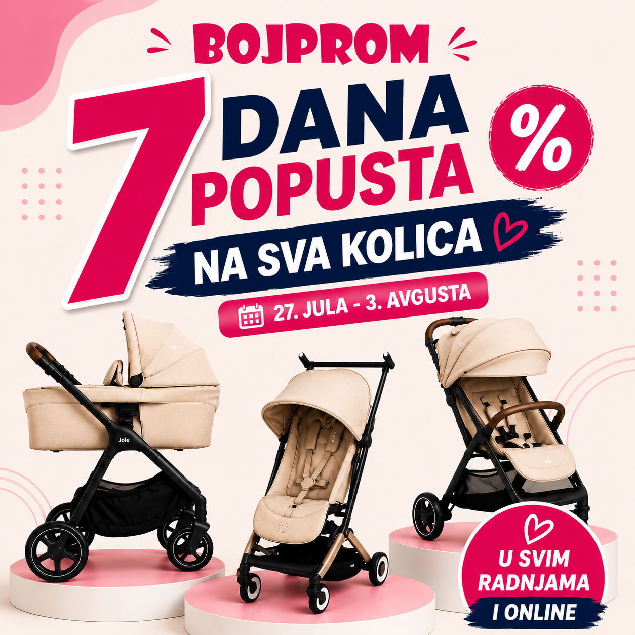 7 DANA POPUSTA NA SVA KOLICA