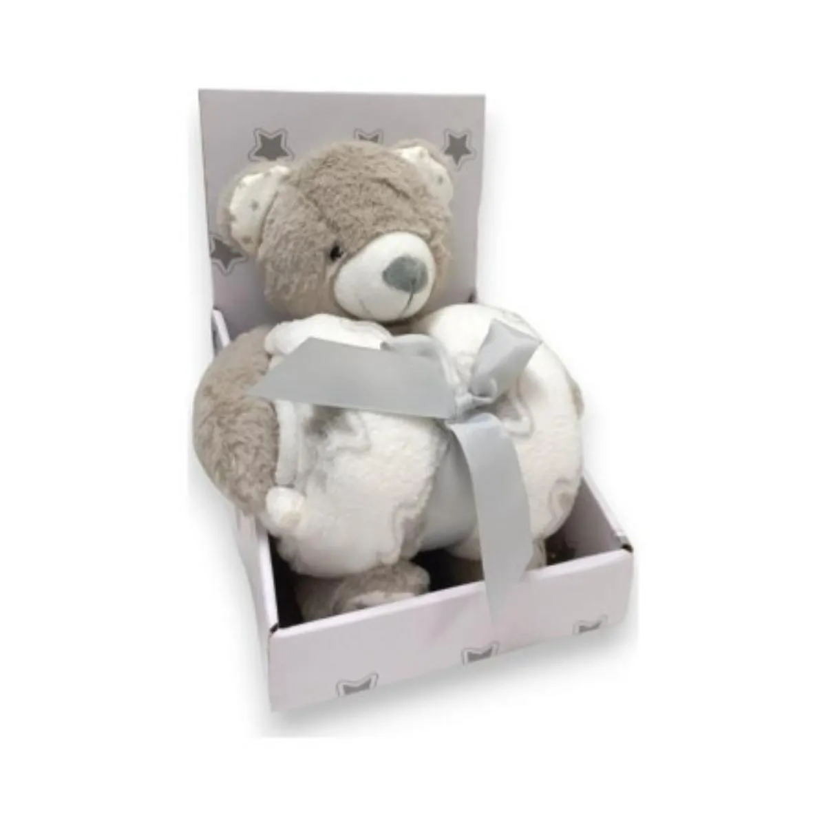 INFUNBEBE SET IGRACKA SA DEKOM BEAR PT23518 GREY