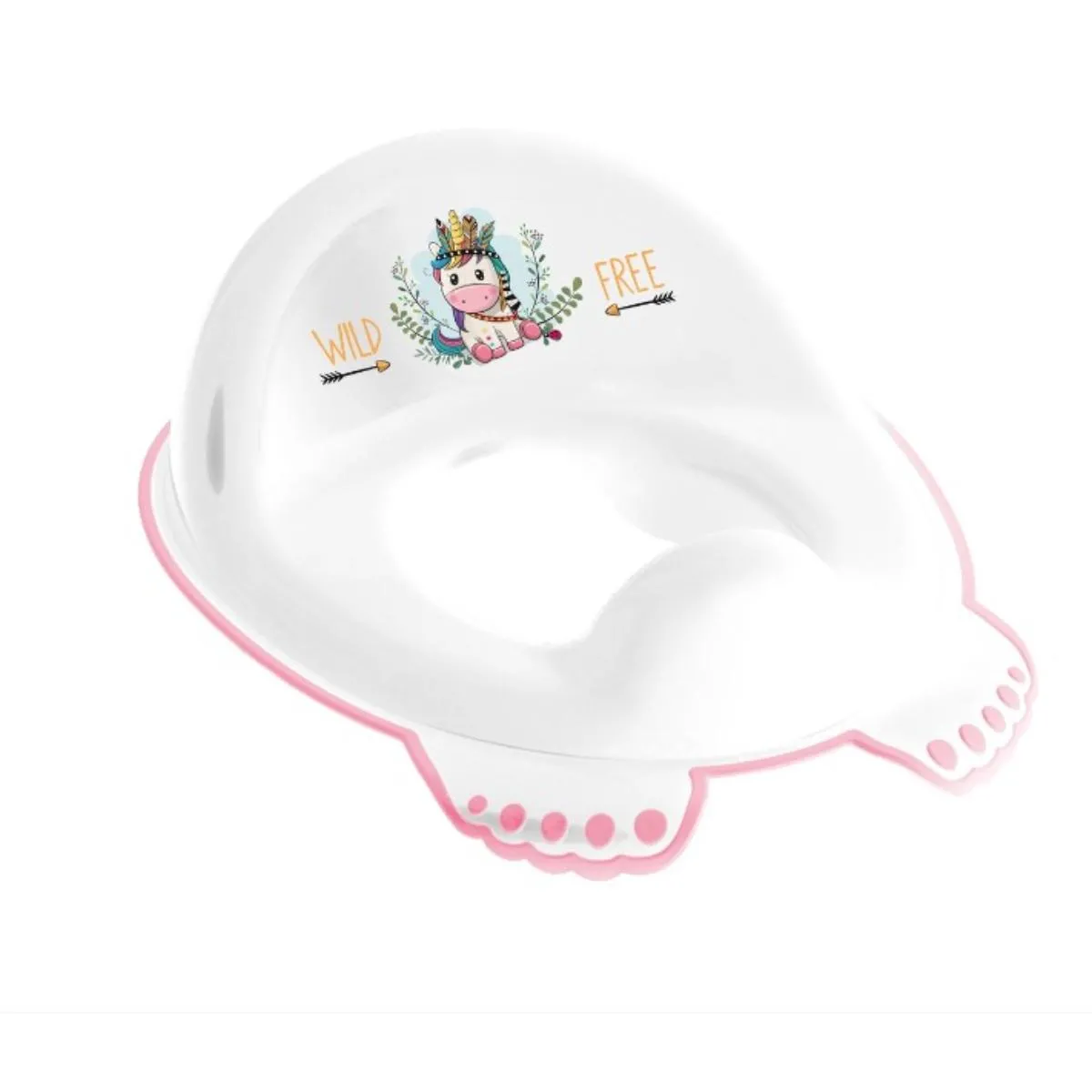 CHIPOLINO ADAPTER ZA WC SOLJU WILD&FREE WHITE/PINK UNICORN STPA020WF02UN