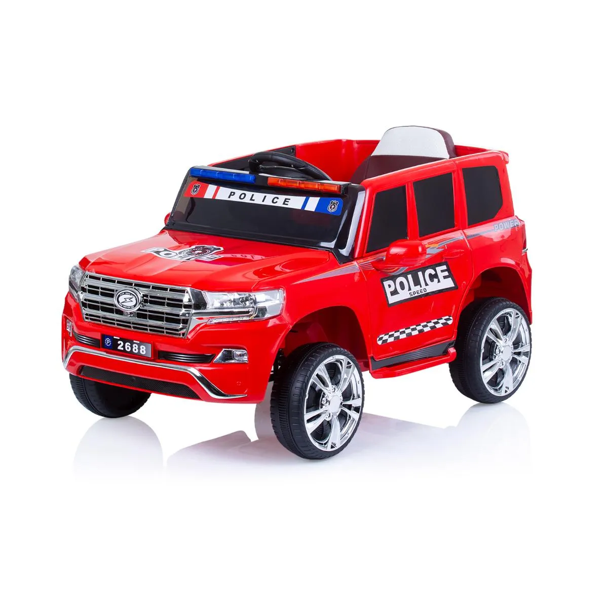 CHIPOLINO AUTO NA AKUMULATOR POLICE PATROL RED ELJPPL0233R 
