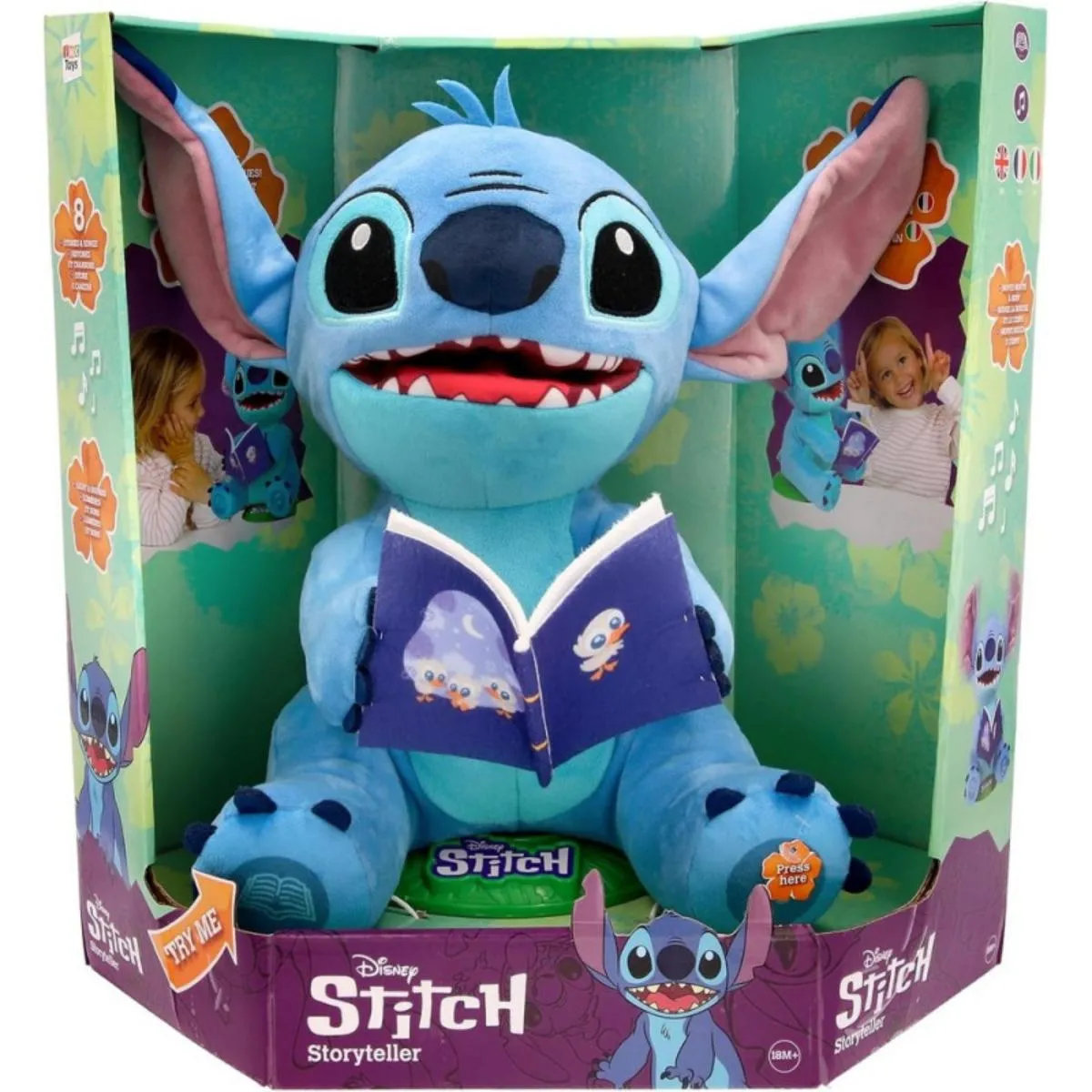CLEMENTONI IM490000 STITCH STORYTELLER INTERAKTIVNA LUTKA 30874