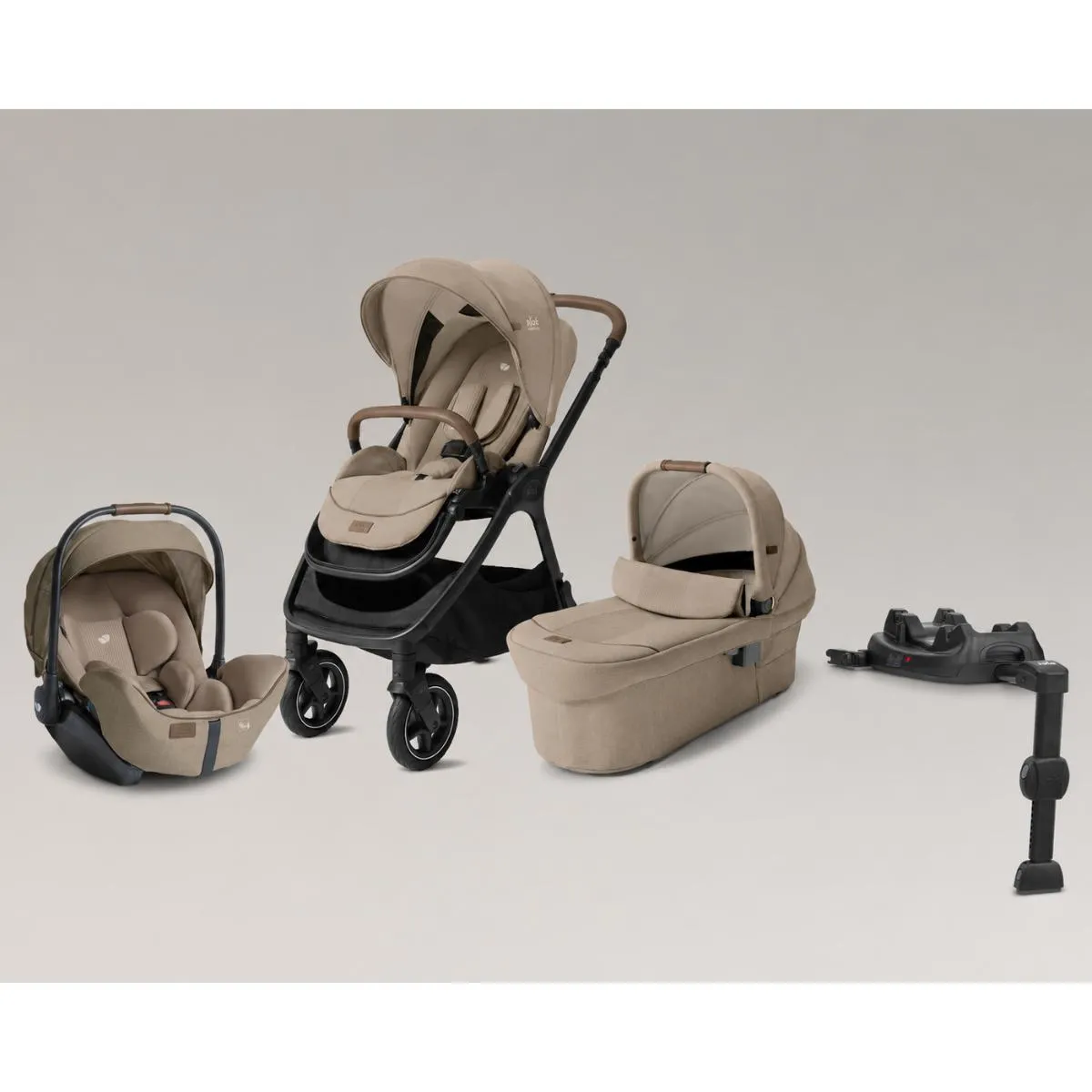 JOIE KOLICA FINITI 3U1 SANDSTONE, KORPA RAMBLE I SJEDALICA I-LEVEL PRO I BAZA I-BASE LX2 37450