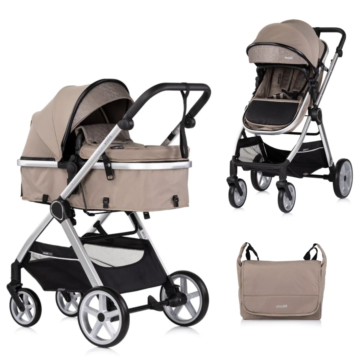 CHIPOLINO KOLICA VISTA TIRAMISU KKVS02503TR