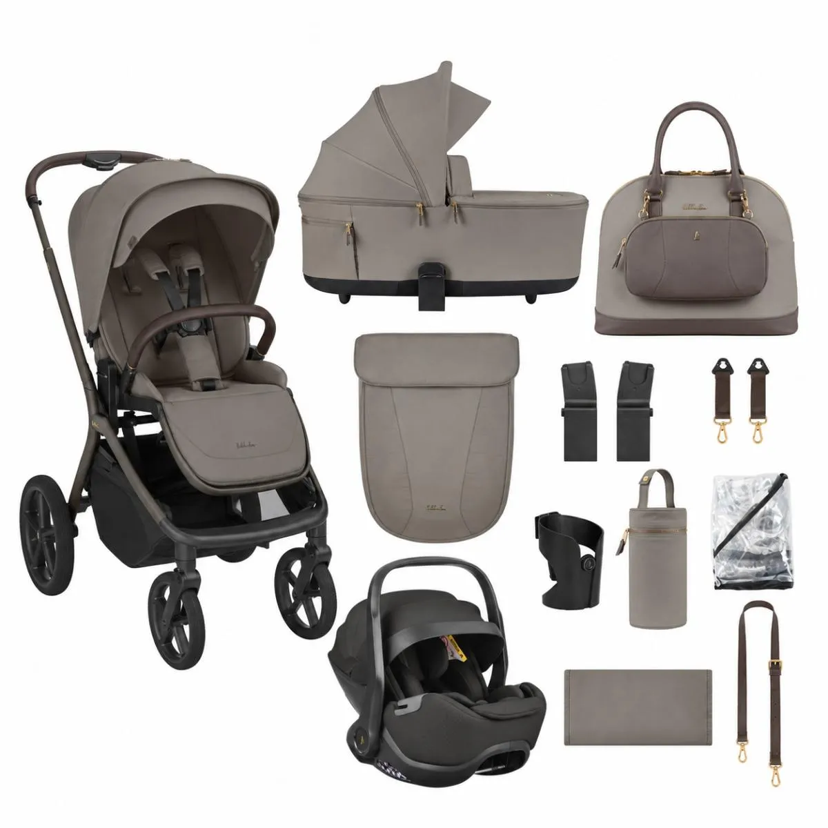 KIKKA BOO KOLICA GOYA PLATINUM MOCCA 3U1 31001020170