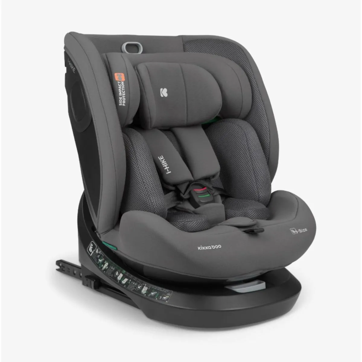 KIKKA BOO AUTOSJEDALICA I-HIKE I-SIZE DARK GREY 2025 31002100078