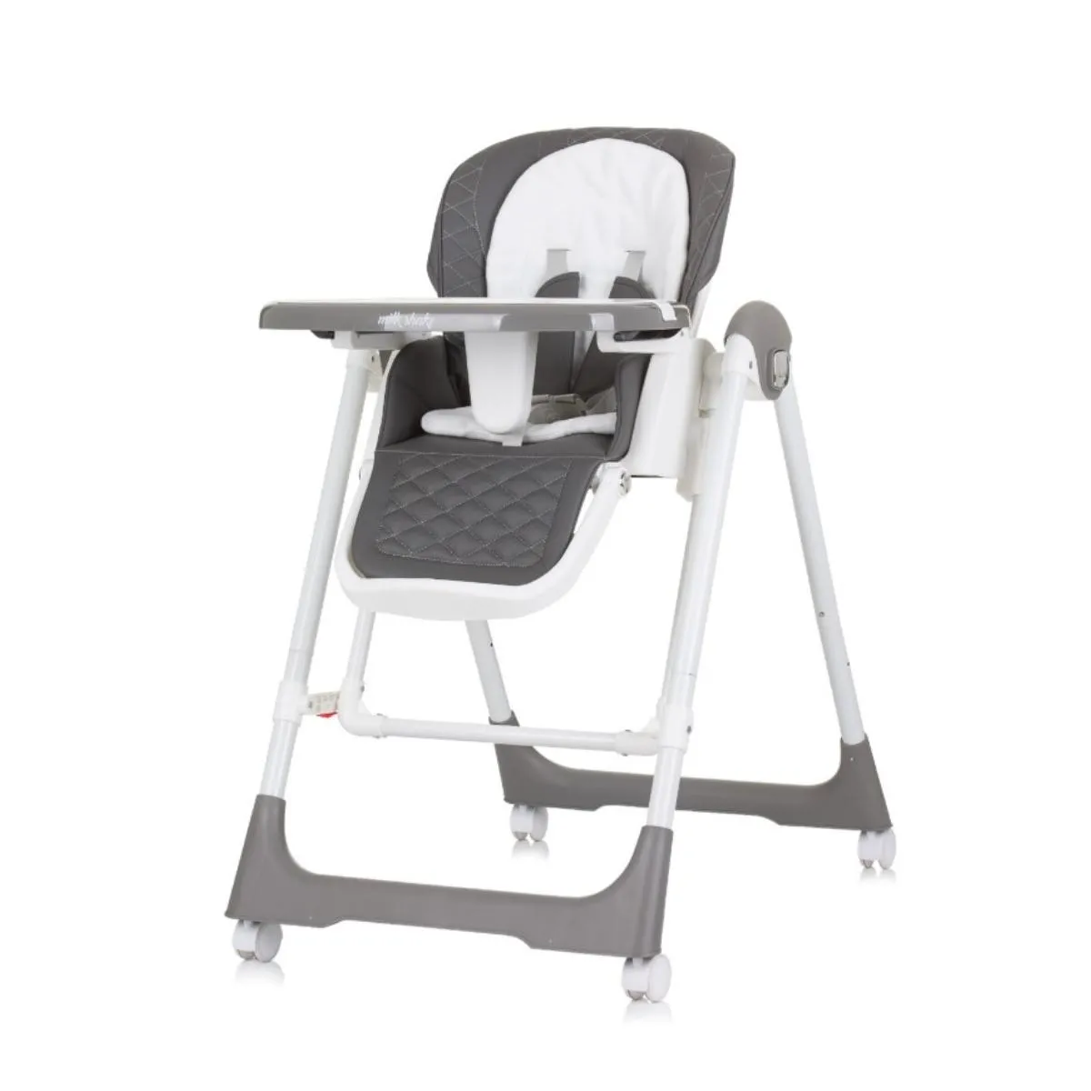 CHIPOLINO STOLICA ZA HRANJENJE I LJULJA 2U1 MILK SHAKE GRANITE STHMS02404GN