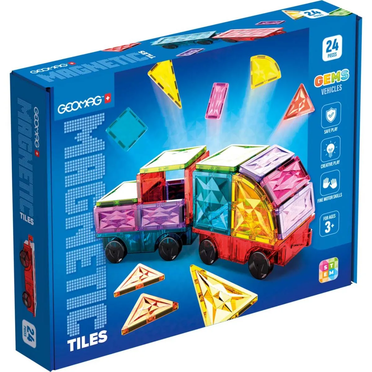 GEOMAG MAGNETNE PLOCICE GEMS VOZILA 24 4211