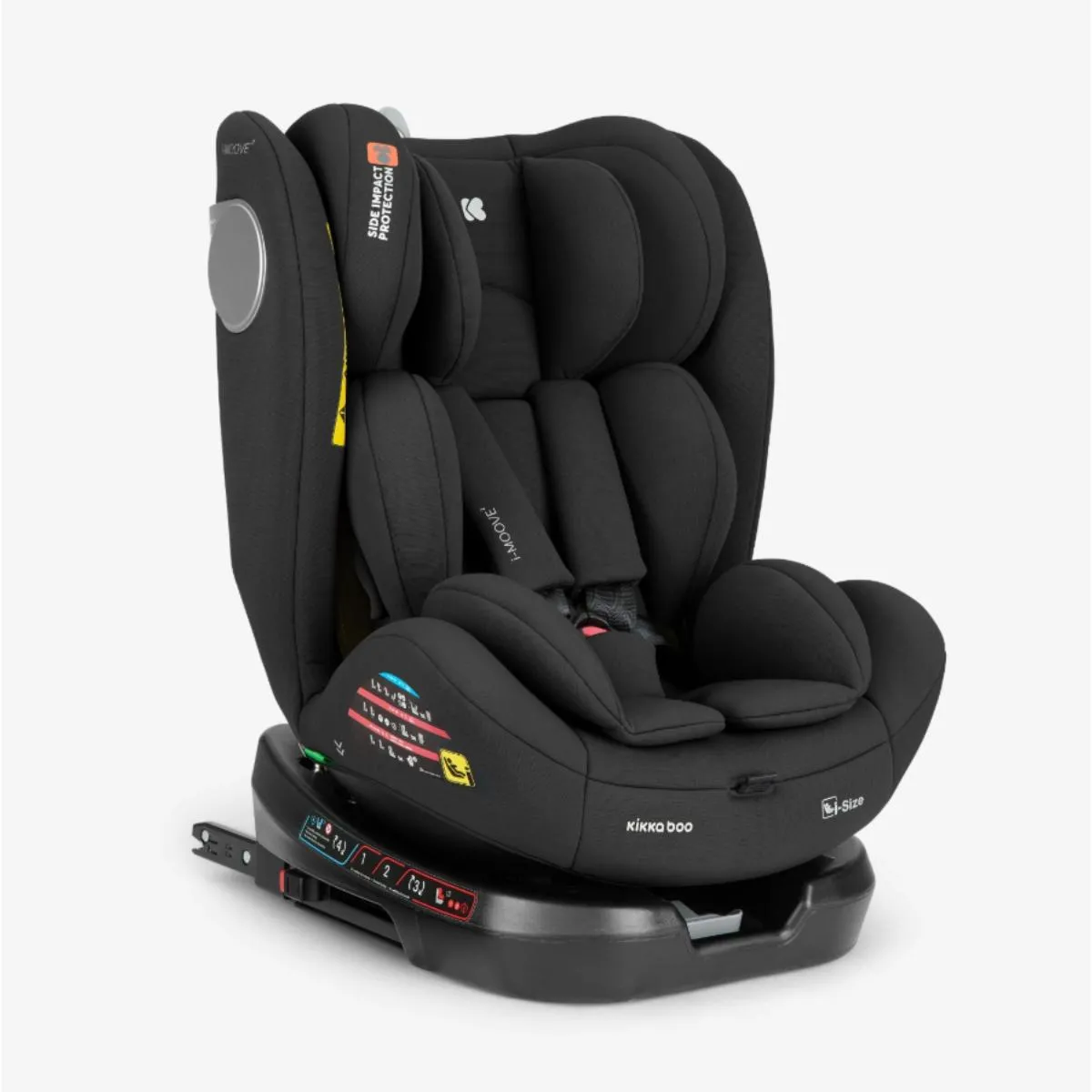 KIKKA BOO AUTOSJEDALICA I-MOOVE 2 I-SIZE BLACK 31002100101