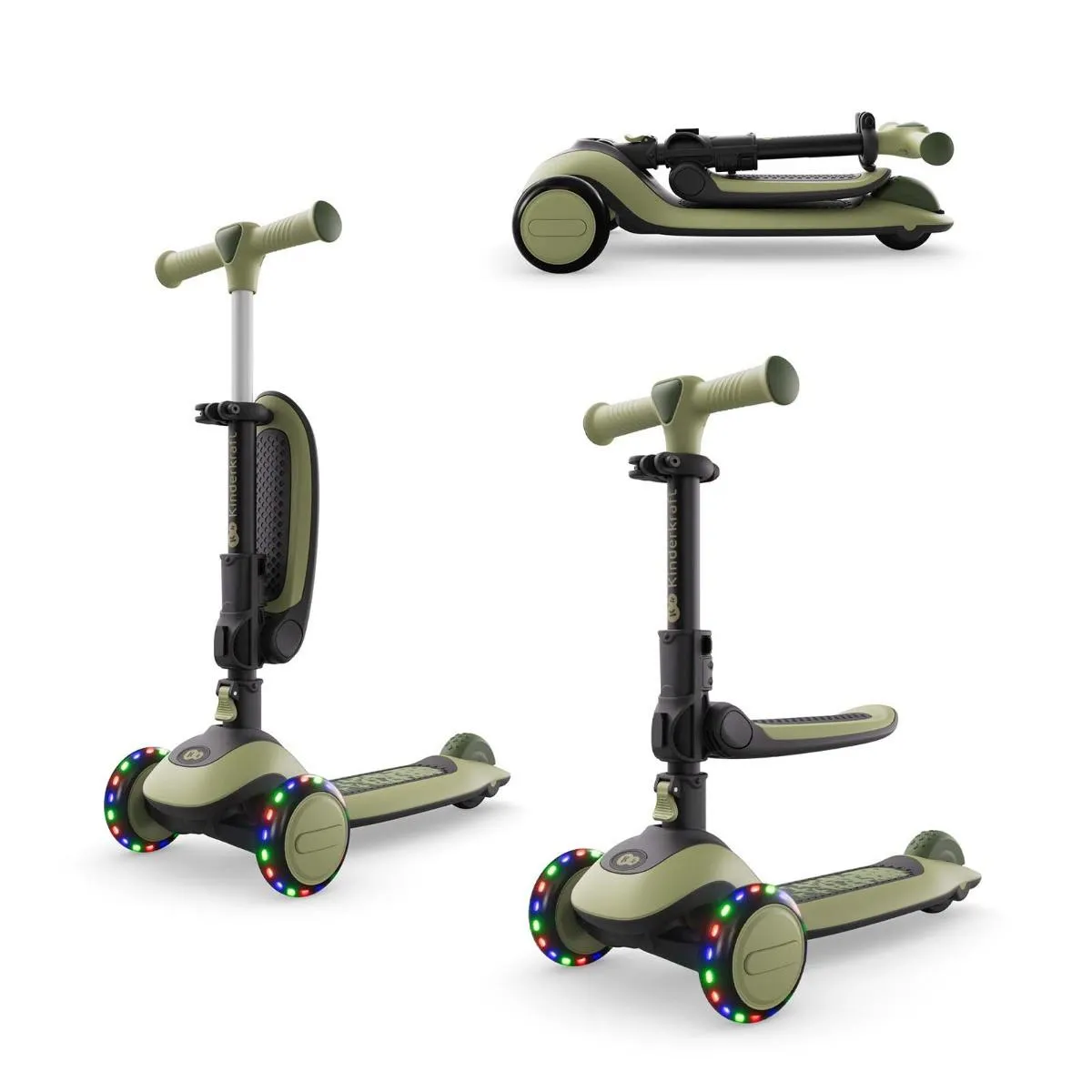 KINDERKRAFT TROTINET 2U1 HALLEY 2 GREEN 54414