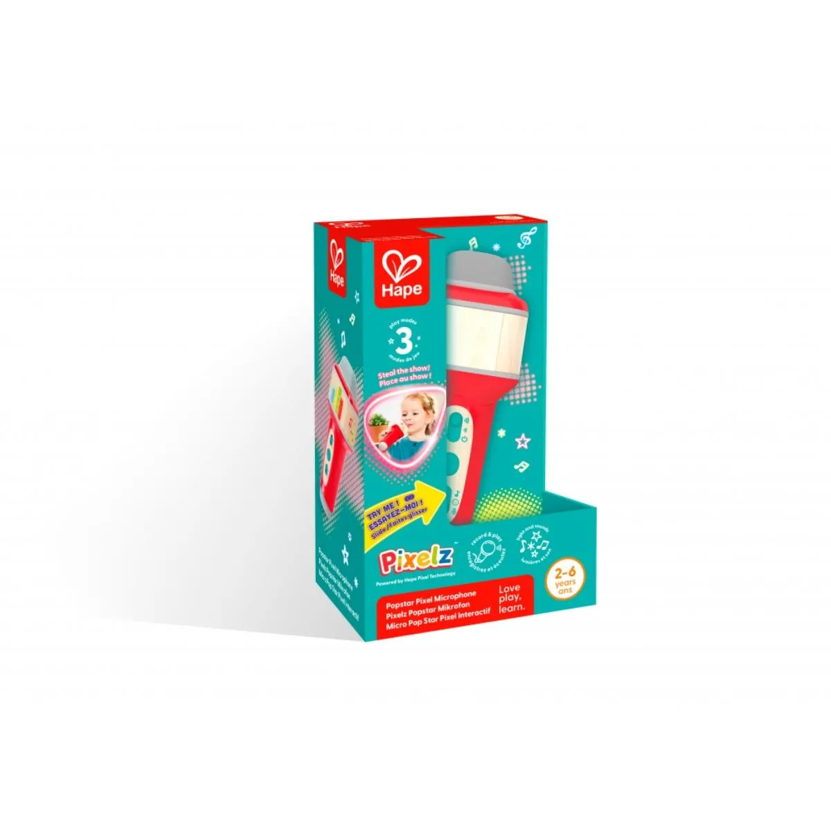 HAPE MIKROFON POPSTAR PIXEL H0704 