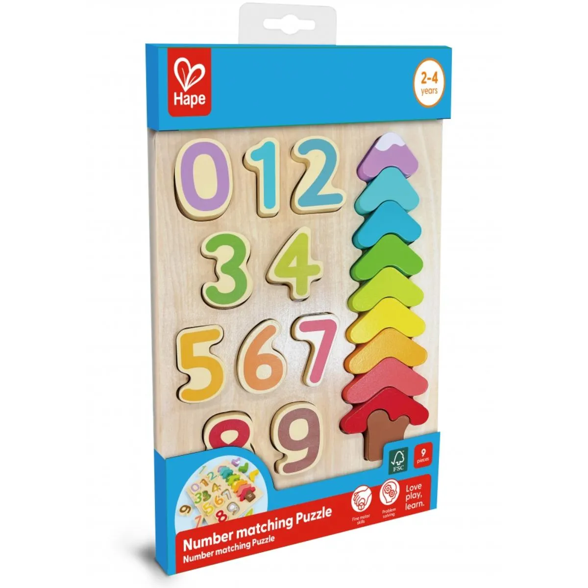 HAPE SLAGALICE BOJE & BROJEVI H1657 