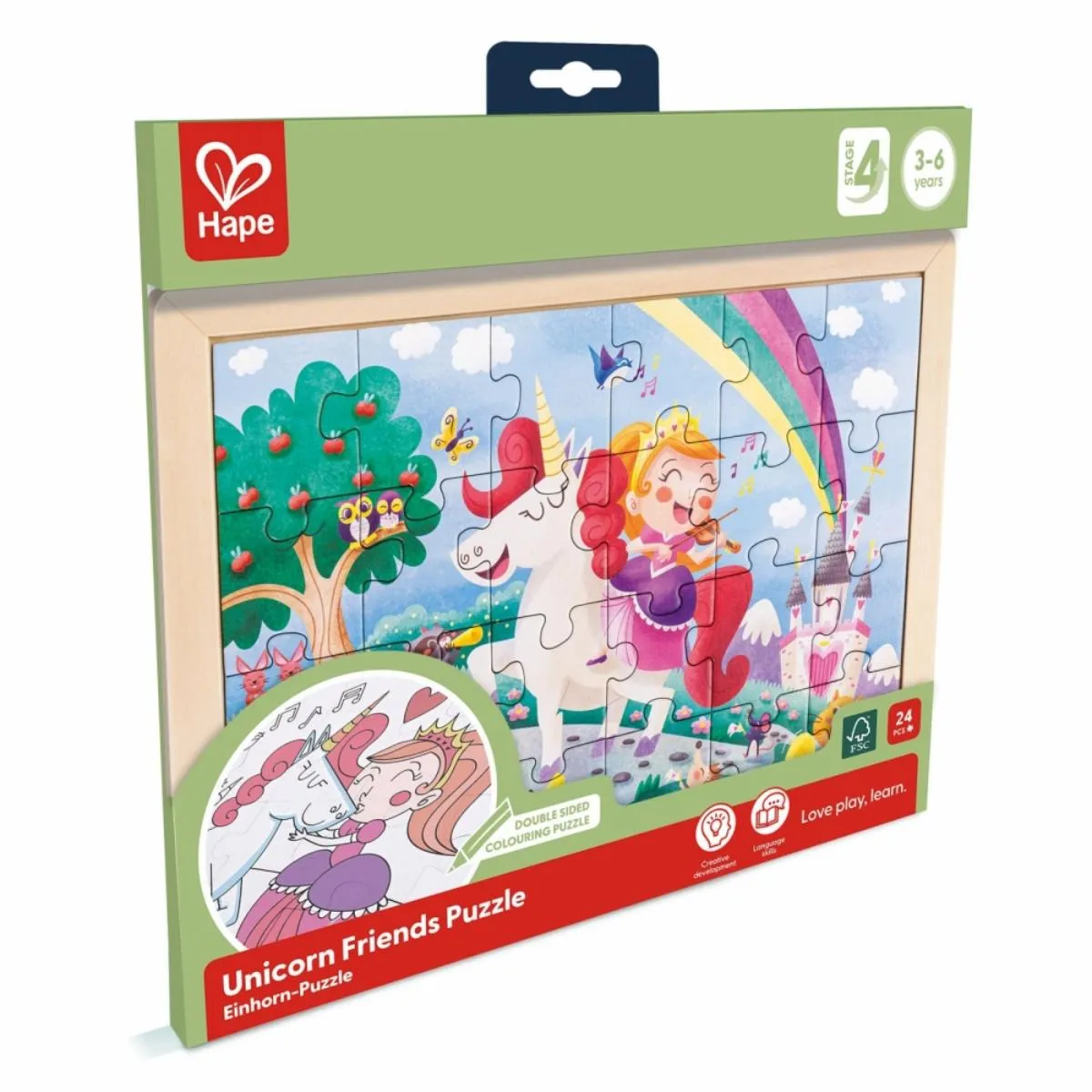 HAPE SLAGALICE UNICORN & FRIENDS H1642
