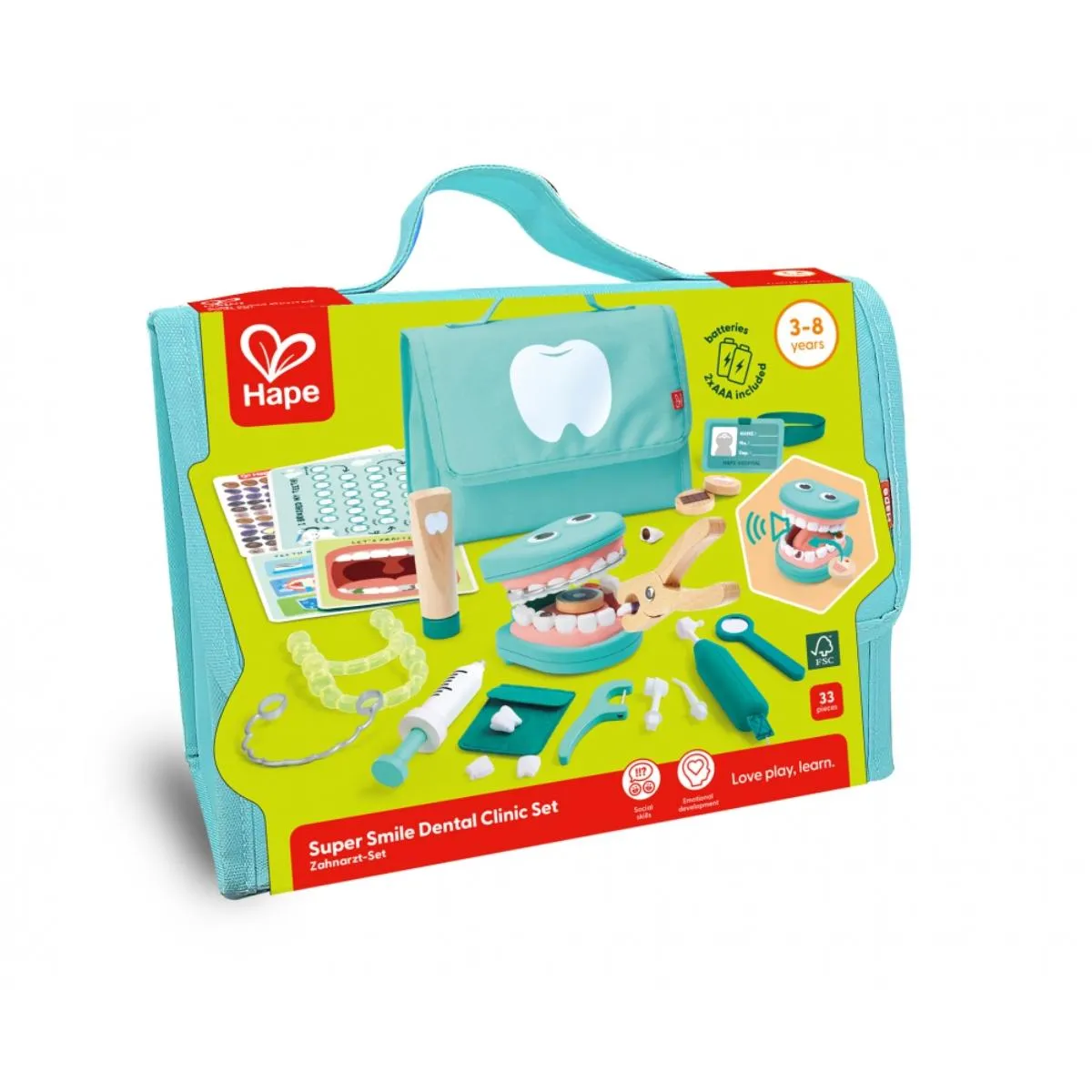 HAPE SET ZA IGRU STOMATOLOG SUPER SMILE H3227