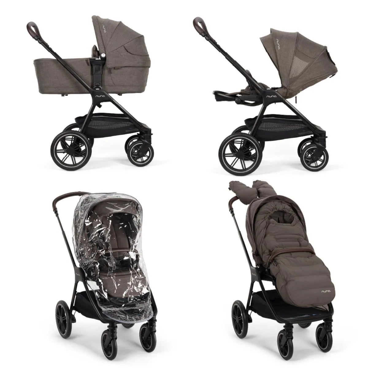 NUNA KOLICA I KORPA TRIV LX ALL-SEASON CHESTNUT 160923-STC21300CHEGL