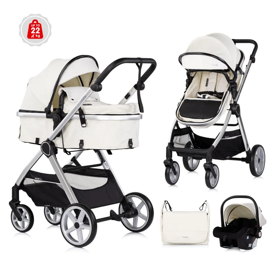 CHIPOLINO KOLICA VISTA 3U1 BISCOTTA