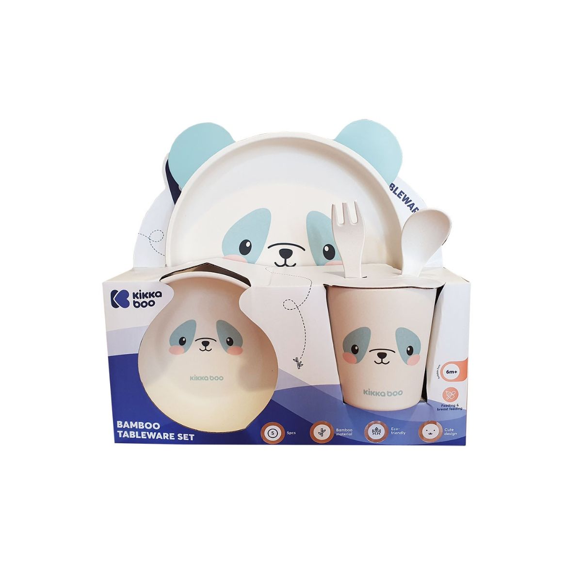 Kikka Boo SET ZA RUCAVANJE PANDA BLUE 66118 Bojprom