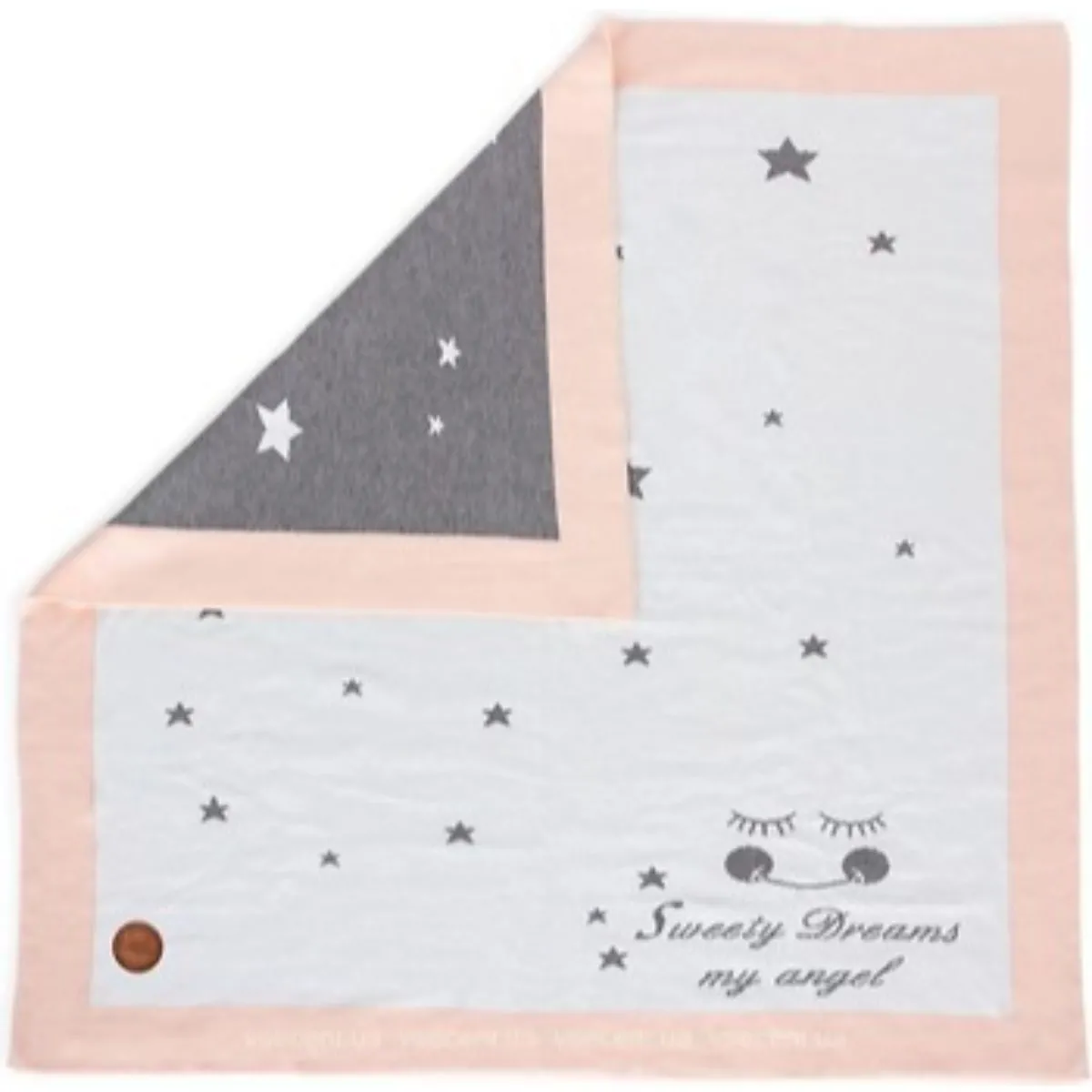 CEBA_BABY BEBI PREKRIVAC STARS PEACH W-812-107-244 