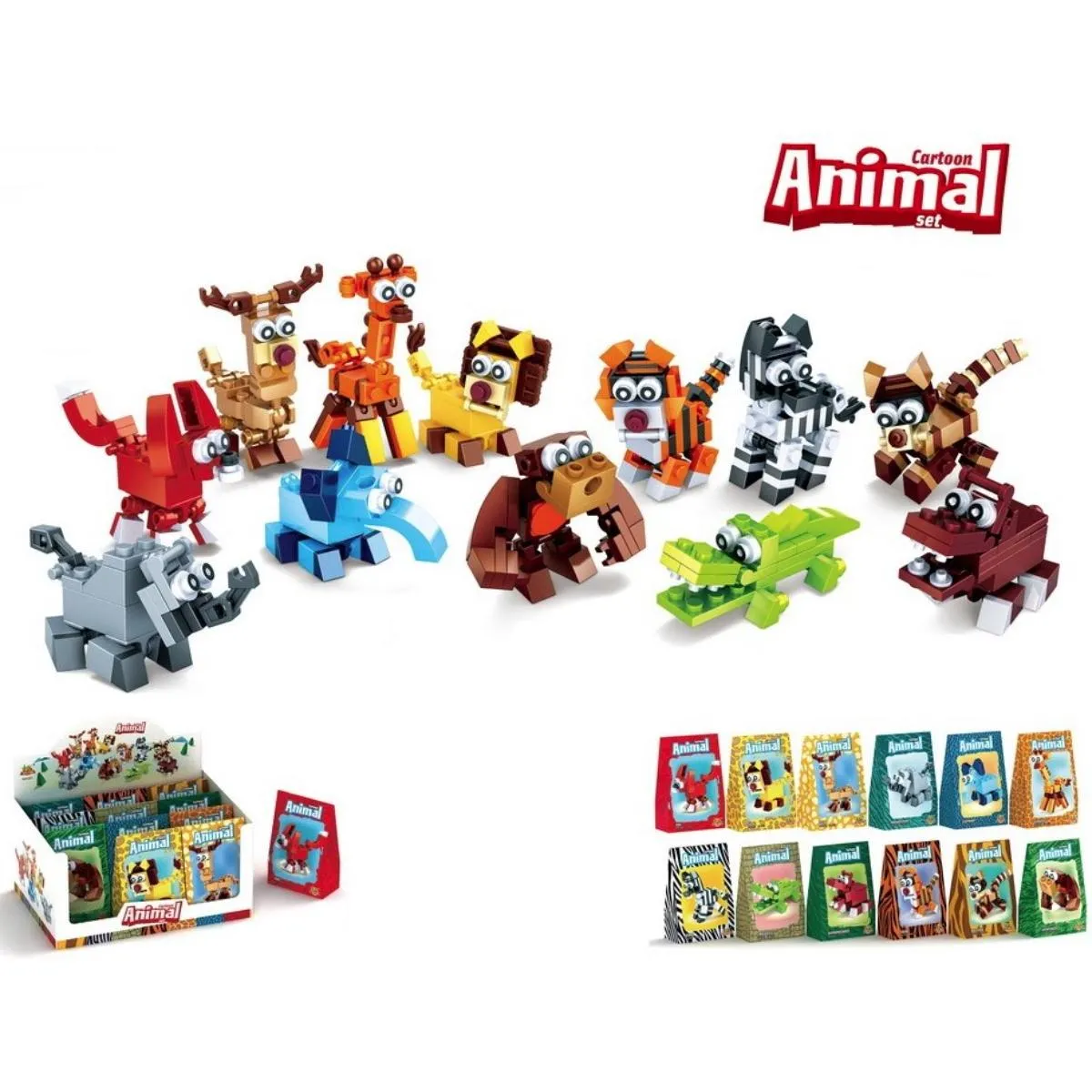 CROCO_TOYS SLAGALICE ZIVOTINJE MINI TGJ37038