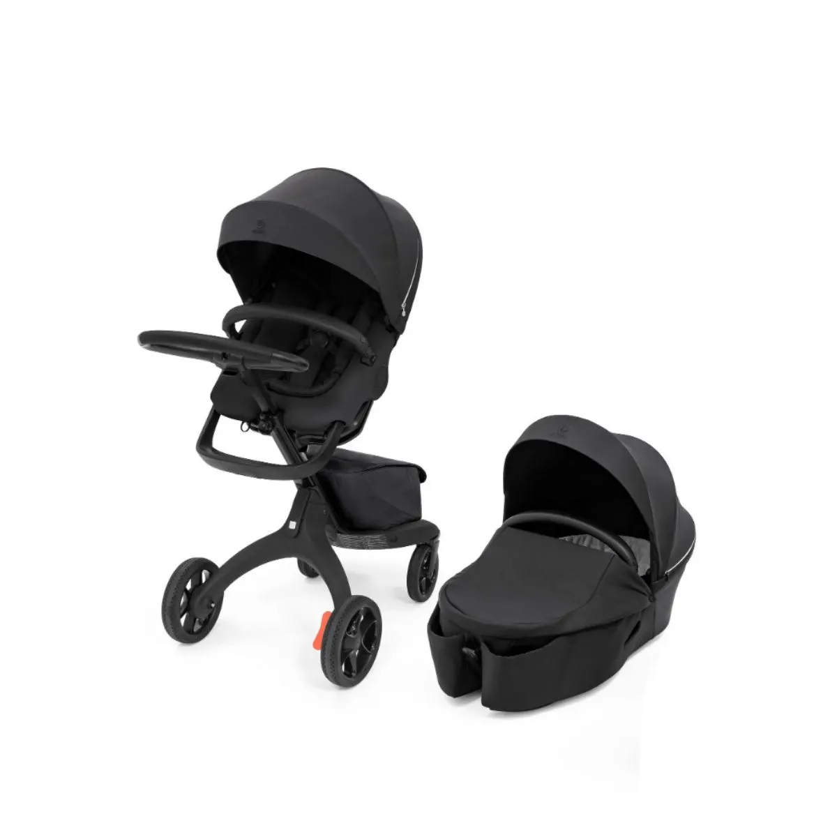Stokke KOLICA XPLORY RICH BLACK + KORPA XPLORY RICH BLACK