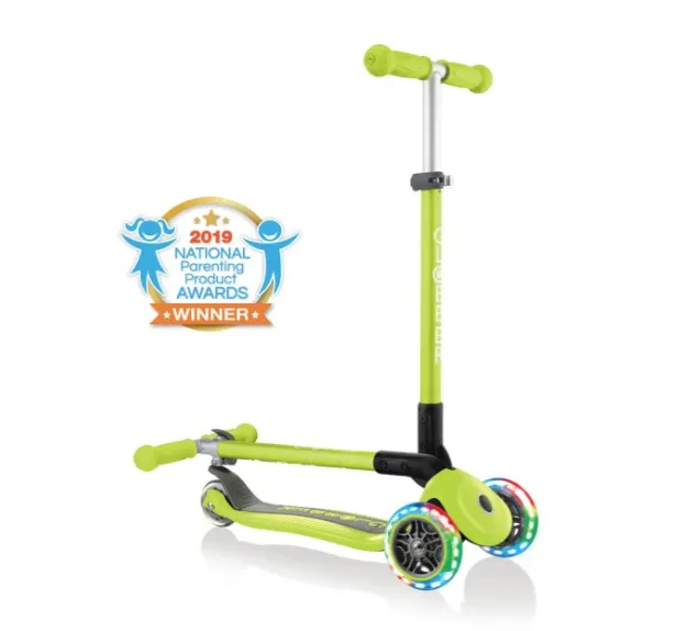 GLOBBER TROTINET PRIMO LIGHTS LIME GREEN 432-106-2 