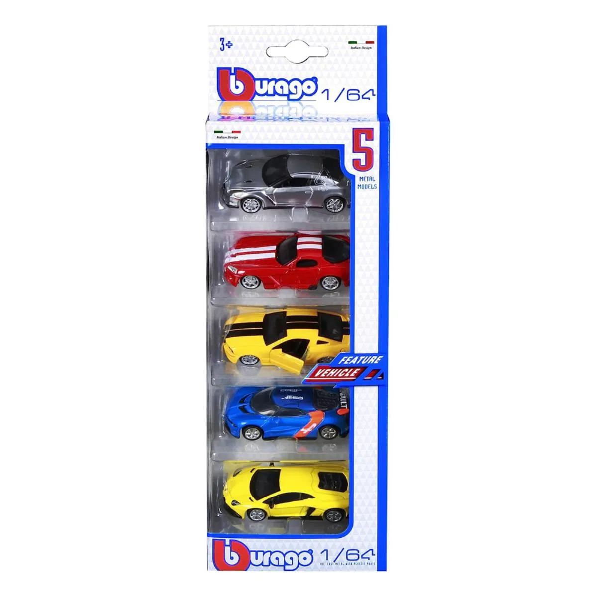 BURAGO 1/64 5PK ASST 59031 