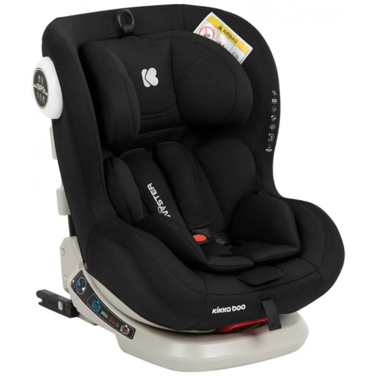 KIKKA BOO AUTOSJEDALICA TWISTER ISOFIX BLACK 2020 31002060054