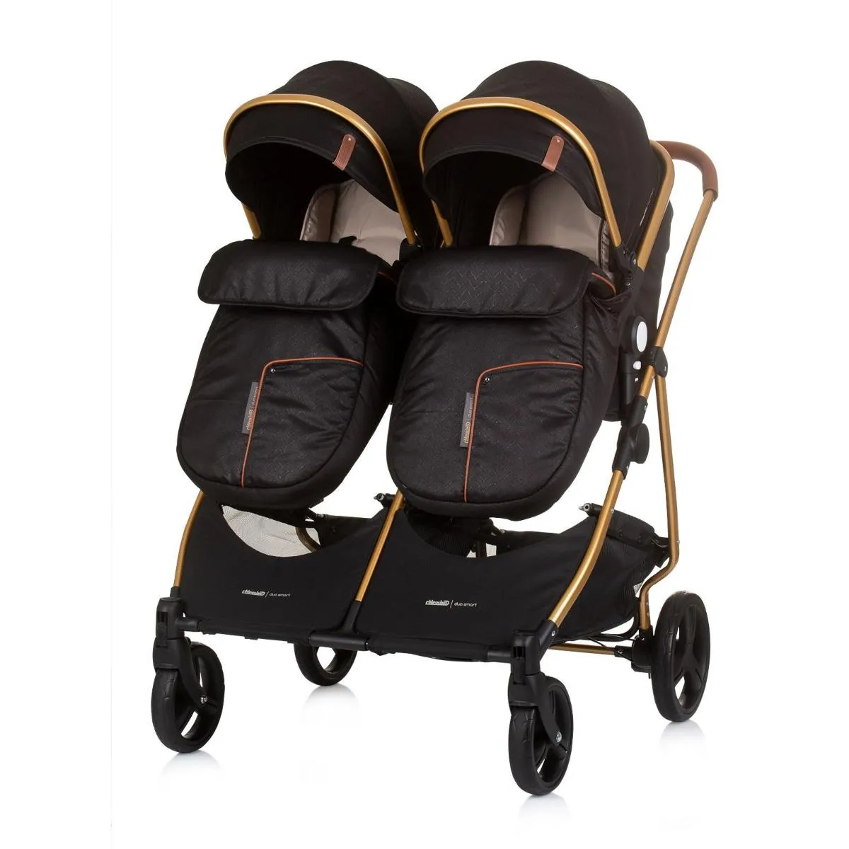 CHIPOLINO KOLICA DUO SMART OBSIDIAN/GOLD KBDS02401OG