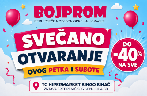 Svečano otvaranje nove Bojprom poslovnice u Bihaću