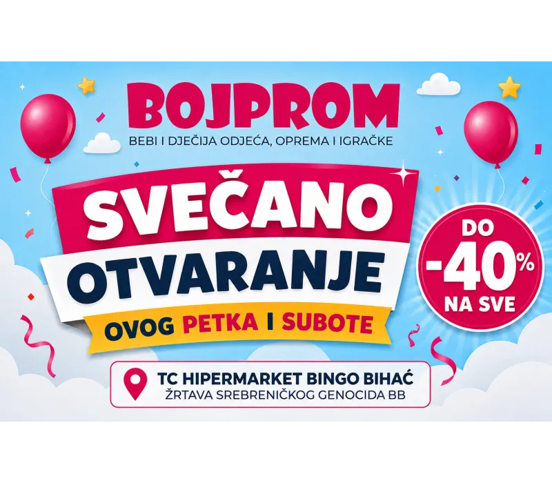 Svečano otvaranje nove Bojprom poslovnice u Bihaću