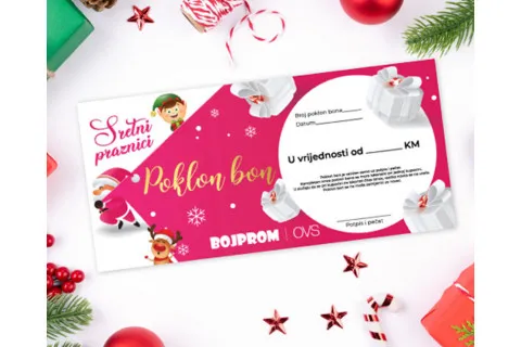 BOJPROM NOVOGODIŠNJI POKLON BON!