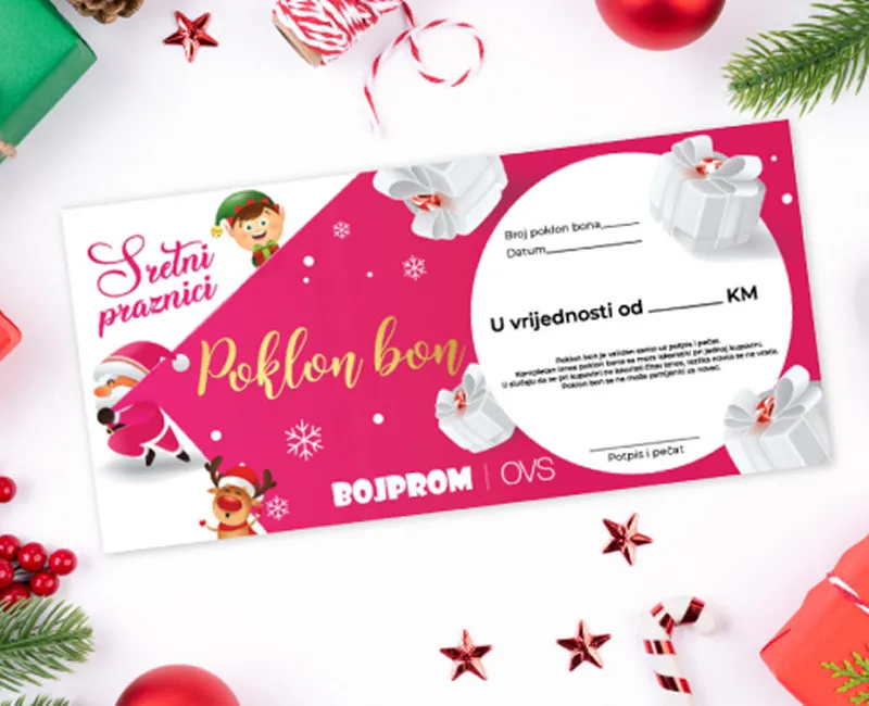 BOJPROM NOVOGODIŠNJI POKLON BON!