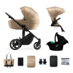 KINDERKRAFT KOLICA 3U1 PRIME 2 MINK PRO SANDROSE BEIGE 41237 