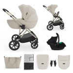 KINDERKRAFT KOLICA 3U1 PRIME 3 SAND DUNE 52464 