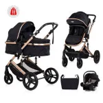 CHIPOLINO KOLICA AMORE NOIR KKAM02601NO I AUTOSJEDALICA AMORE NOIR STKAM02601NO