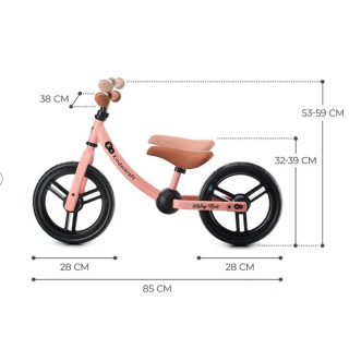 KINDERKRAFT BICIKL 2WAY NEXT ROSE PINK 38945 