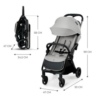 KINDERKRAFT KOLICA APINO DOVE GREY 41721 