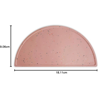 MUSHIE SILIKONSKI PODMETAC PINK CONFETTI 2370249 