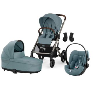 CYBEX BALIOS KOLICA 3U1 STORMY BLUE LIGHT I AUTOSJEDALICA CLOUD G I-SIZE PLUS STORMY BLUE 