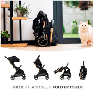 KINDERKRAFT KOLICA APINO RAVEN BLACK 41723 
