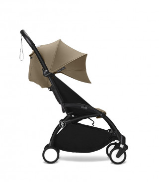 STOKKE YOYO3 SASIJA/KONSTRUKCIJA BLACK I SPORTSKO SJEDISTE 6+ COLOR PACK TOFFEE 