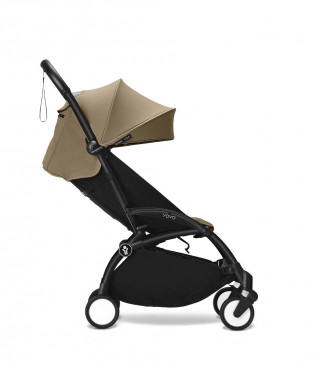 STOKKE YOYO3 SASIJA/KONSTRUKCIJA BLACK I SPORTSKO SJEDISTE 6+ COLOR PACK TOFFEE 