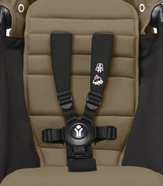 STOKKE YOYO3 SASIJA/KONSTRUKCIJA BLACK I SPORTSKO SJEDISTE 6+ COLOR PACK TOFFEE 