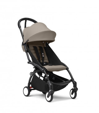 STOKKE YOYO3 SASIJA/KONSTRUKCIJA BLACK I SPORTSKO SJEDISTE 6+ COLOR PACK TAUPE 