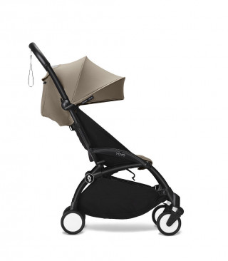 STOKKE YOYO3 SASIJA/KONSTRUKCIJA BLACK I SPORTSKO SJEDISTE 6+ COLOR PACK TAUPE 