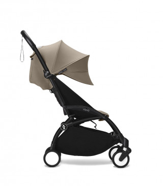 STOKKE YOYO3 SASIJA/KONSTRUKCIJA BLACK I SPORTSKO SJEDISTE 6+ COLOR PACK TAUPE 