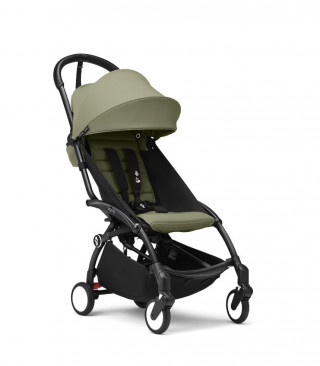 STOKKE YOYO3 SASIJA/KONSTRUKCIJA BLACK I SPORTSKO SJEDISTE 6+ COLOR PACK OLIVE 