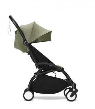 STOKKE YOYO3 SASIJA/KONSTRUKCIJA BLACK I SPORTSKO SJEDISTE 6+ COLOR PACK OLIVE 