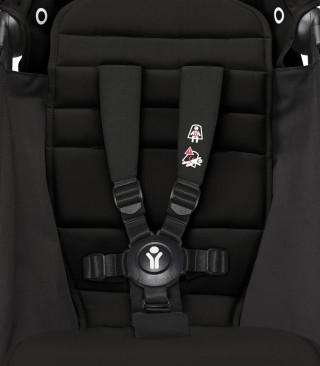 STOKKE YOYO3 SASIJA/KONSTRUKCIJA BLACK I SPORTSKO SJEDISTE 6+ COLOR PACK BLACK 