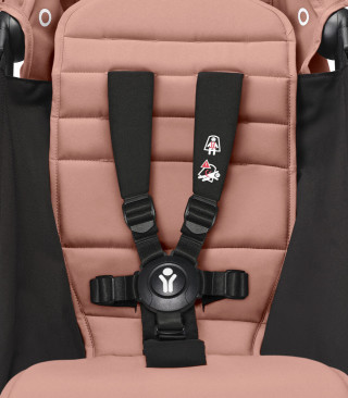 STOKKE YOYO3 SASIJA/KONSTRUKCIJA BLACK I SPORTSKO SJEDISTE 6+ COLOR PACK GINGER 