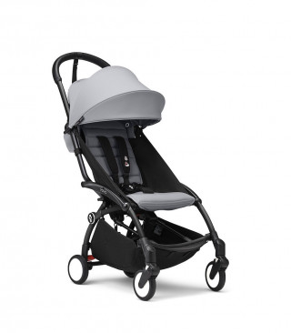 STOKKE YOYO3 SASIJA/KONSTRUKCIJA BLACK I SPORTSKO SJEDISTE 6+ COLOR PACK STONE 